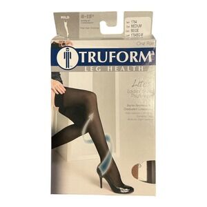 Truform - Leg Health Lites Thigh High Stockings (Medium, Beige)